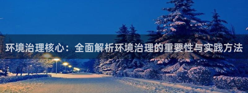 百家乐凯发k8：环境治理核心：全面解析环