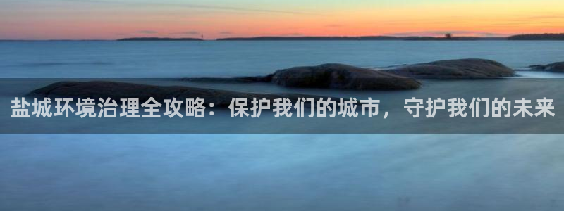 凯发k8国际首页登录|盐城环境治理全攻略：保护我们的城市，守护我们的未来