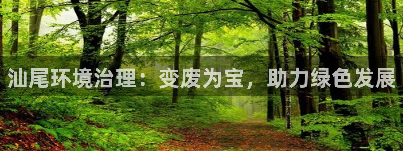 凯发k8一触即发|汕尾环境治理：变废为宝，助力绿色发展